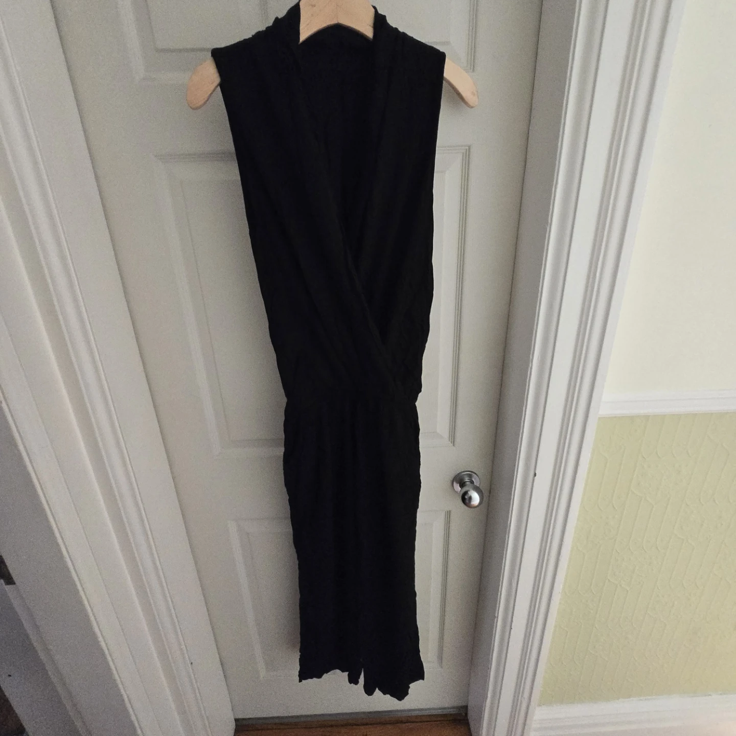 Black Sleeveless Jumpsuit