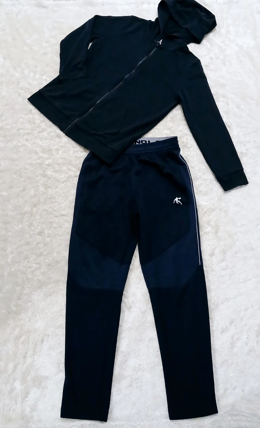 AND1 Navy Joggers and Full Zip Hoodie - photo 2