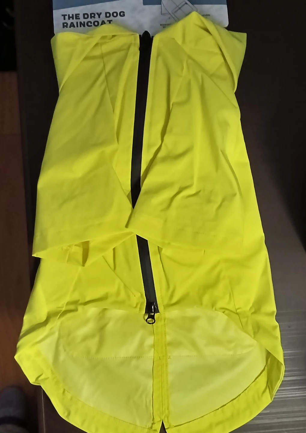 Bark Home The Dry Dog Raincoat - Yellow - Size L - photo 2