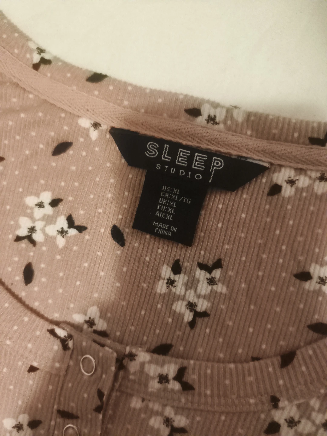 Sleep Studio Women's Pajama Set - Pink Floral Print - Size XL - photo 2