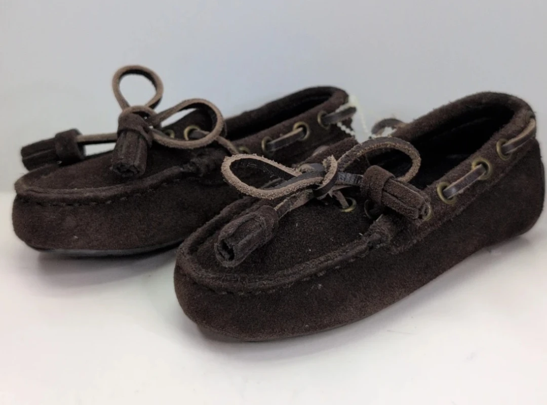 Ralph Lauren Brown Suede Moccasin Shoes - photo 2