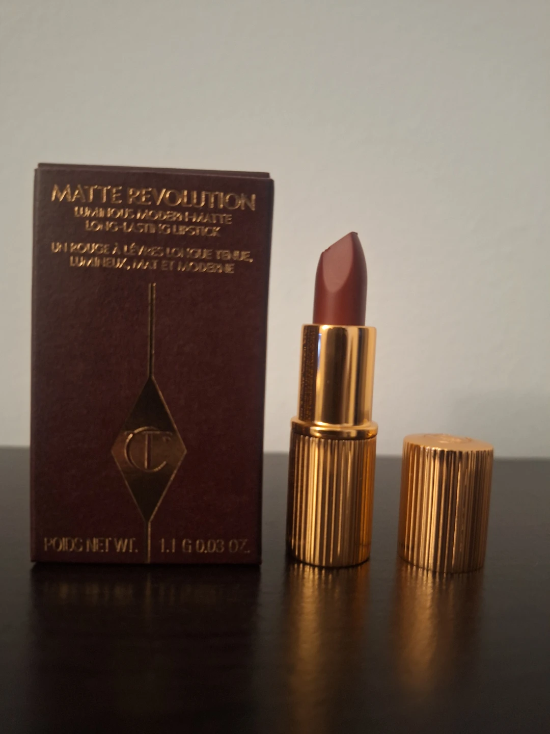 Charlotte Tilbury Matte Revolution Lipstick "walk of no shame"