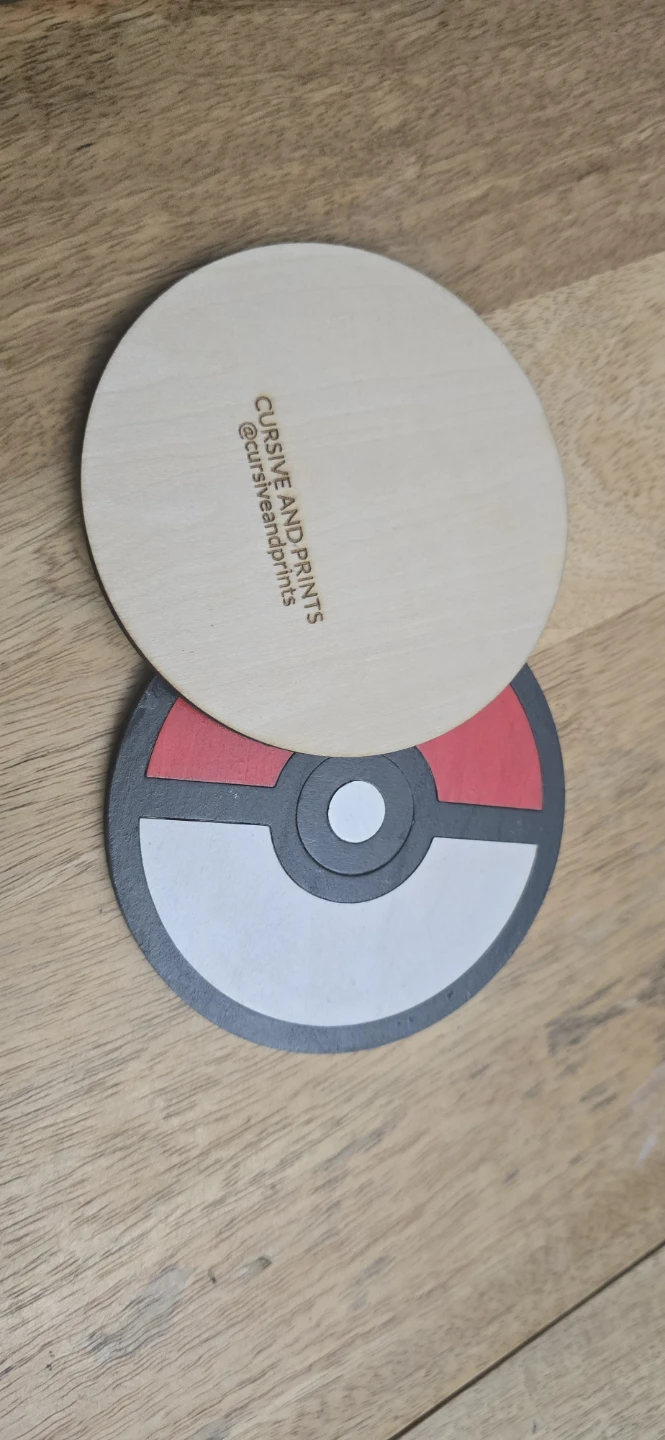 Pokemon Pokeball Coasters and Keychain Set - photo 4