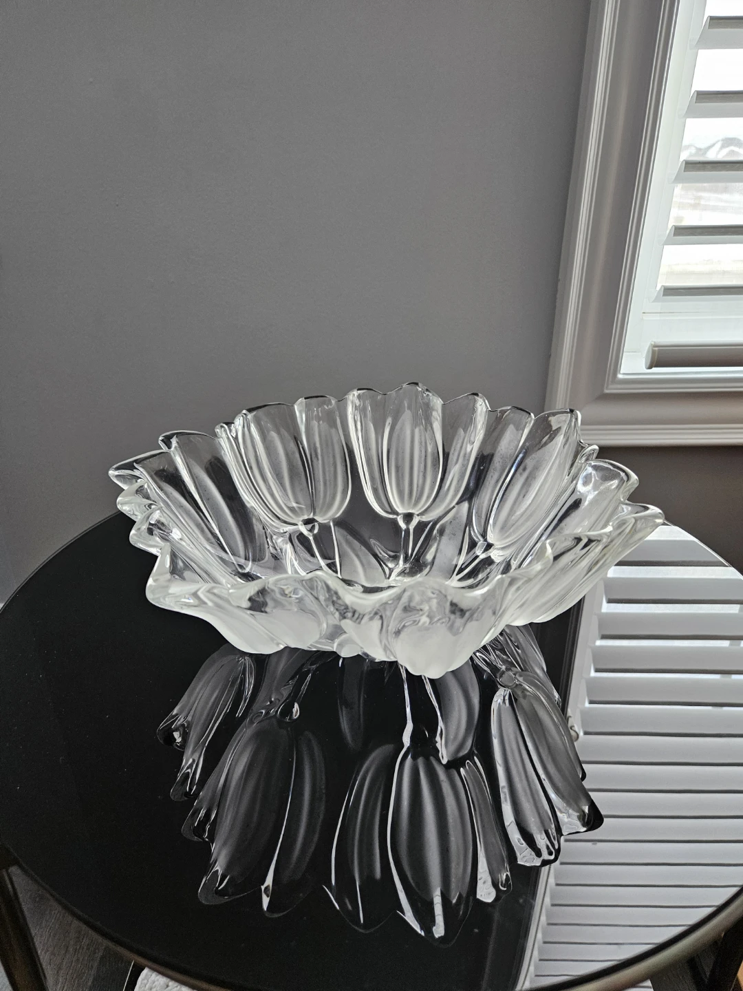 Crystal Flower Bowl