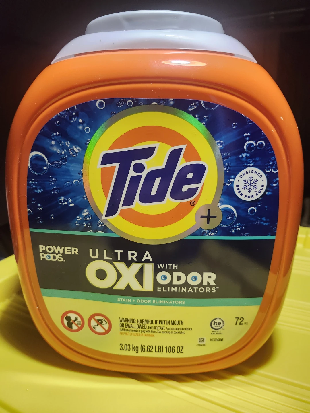 Tide Ultra Oxi with Odor Eliminators Power Pods, 106 OZ