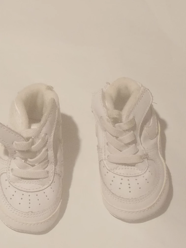 Nike Air Force 1 Crib Baby Shoes White