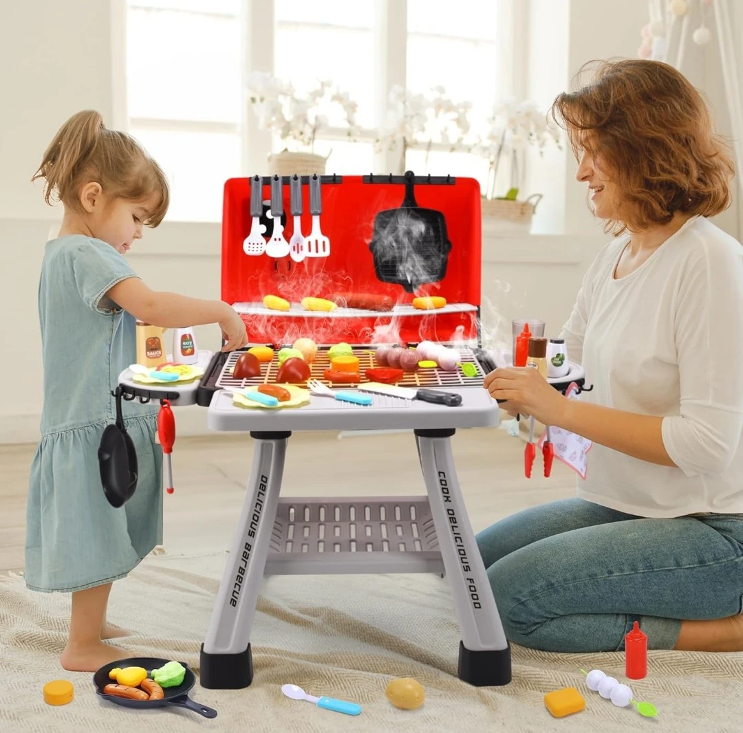 Kids Pretend Play BBQ Grill Set - photo 4