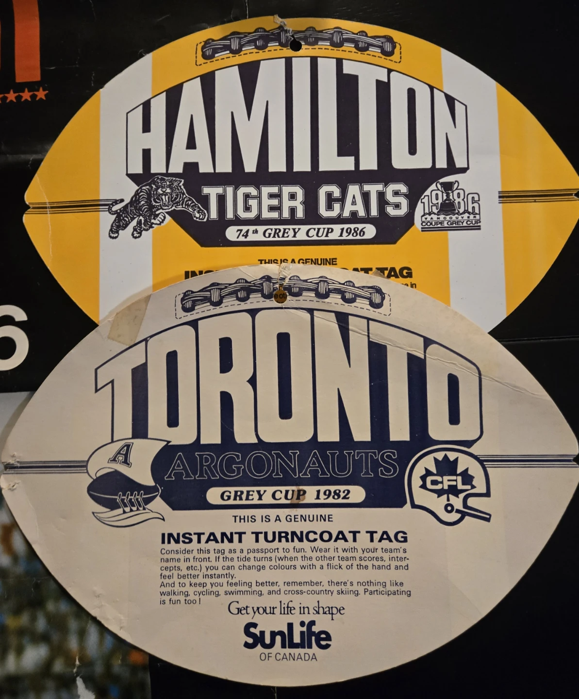 Vintage 1970/80's CFL Toronto Argos Memorabilia - photo 5