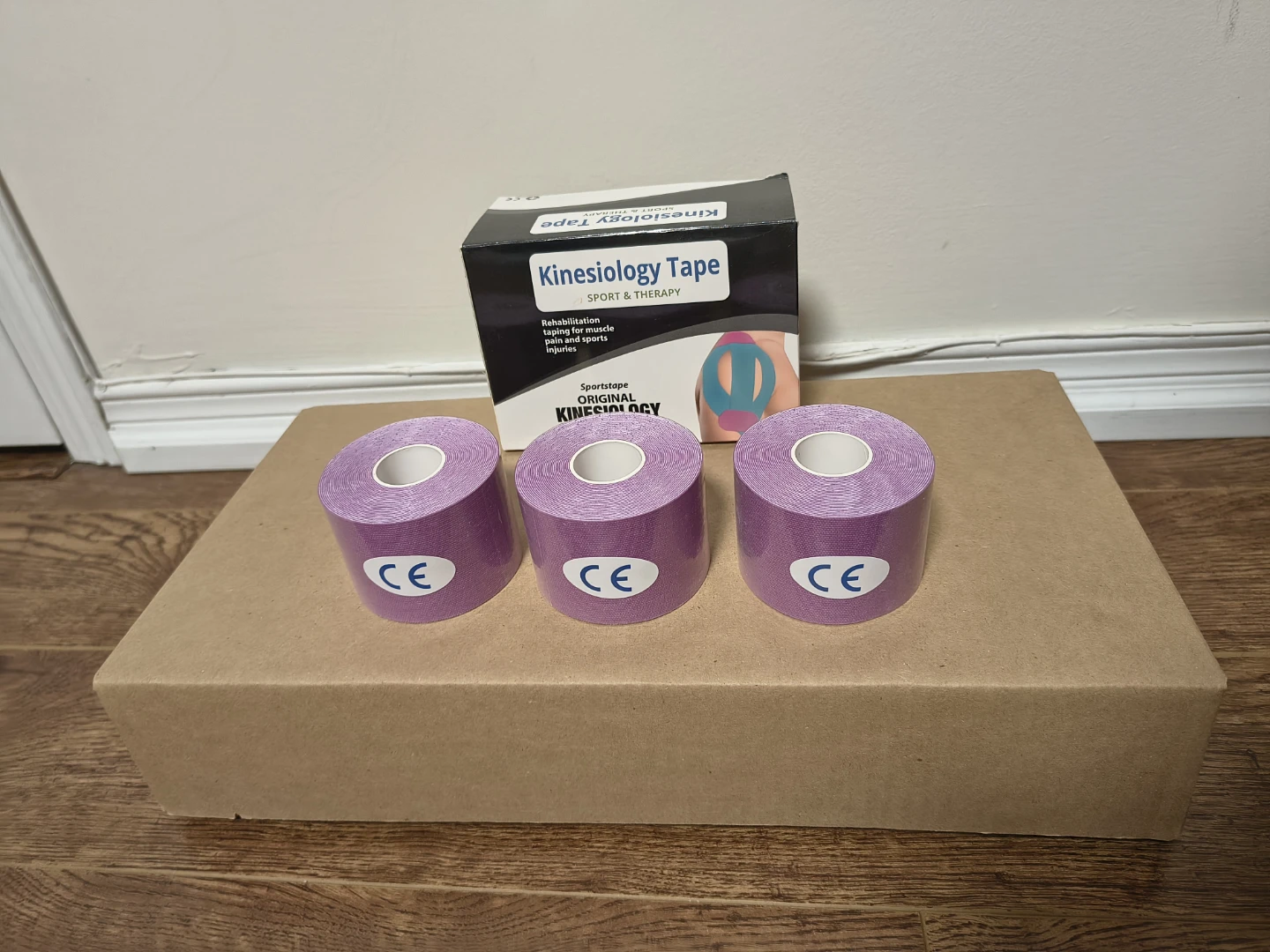 Kinesiology Tape Sport & Therapy 5cm x 5m Rolls (3 Pack)