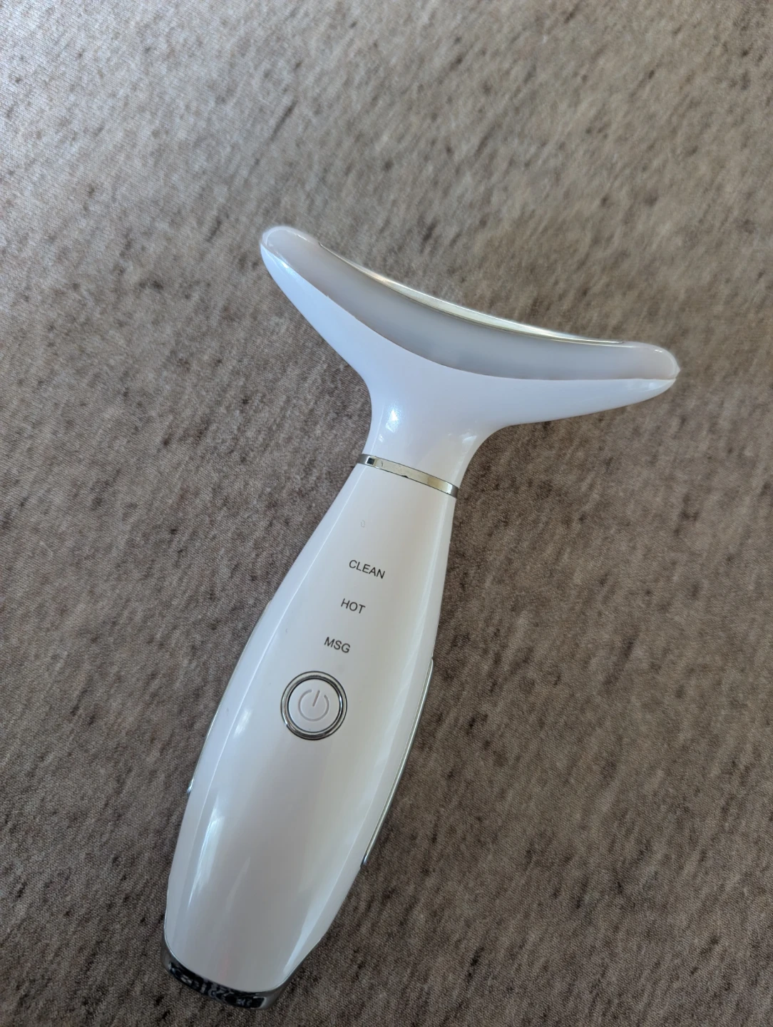 White Face Massager with Heat and Light Therapy