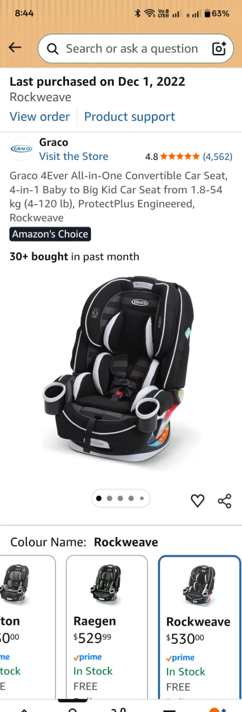 Graco 4Ever All-in-One Convertible Car Seat