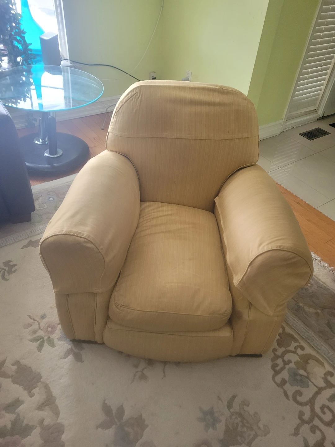Yellow Recliner Armchair