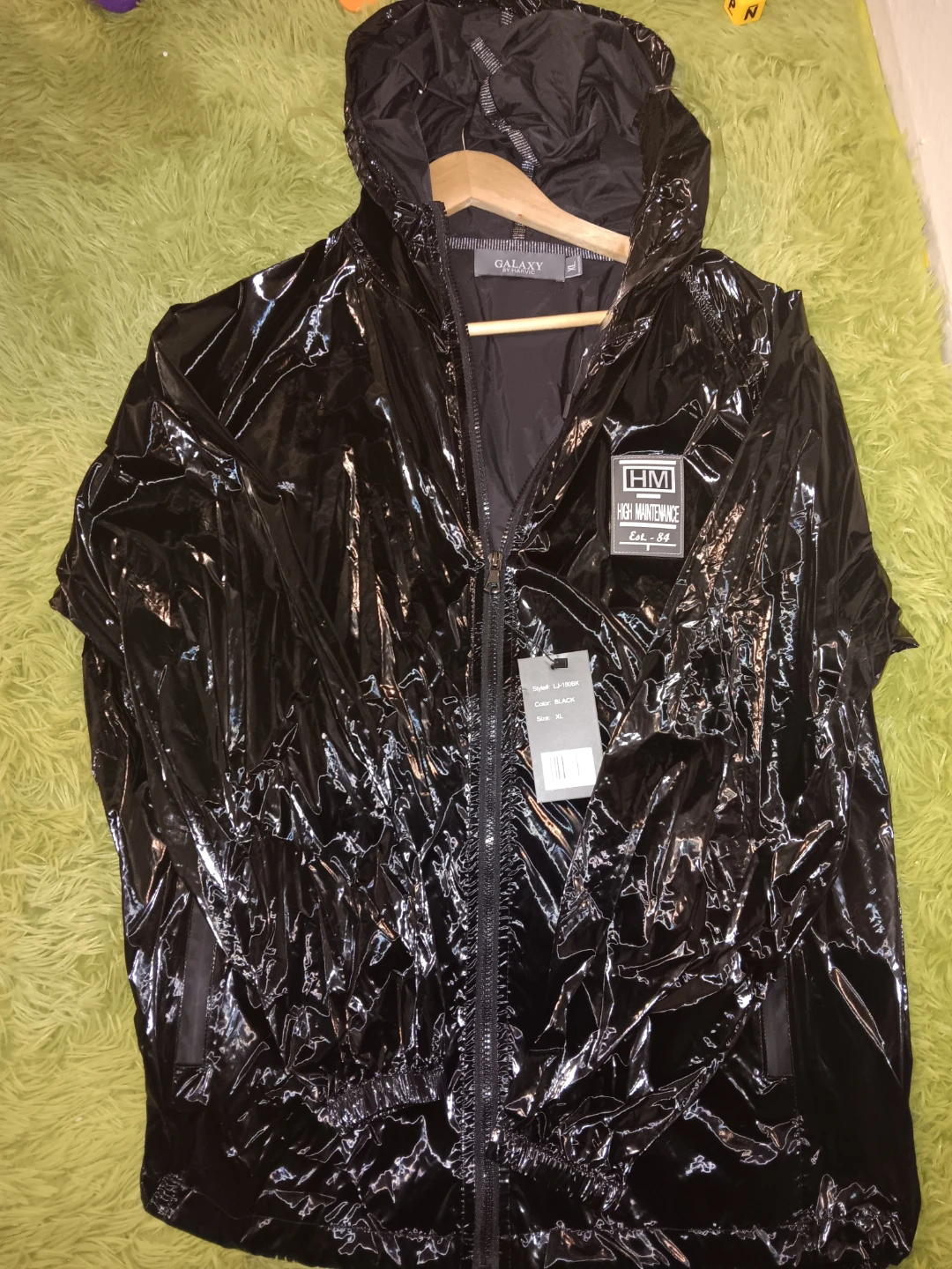 Galaxy by Harvic High Maintenance Black Shiny Jacket XL🏆 - photo 5