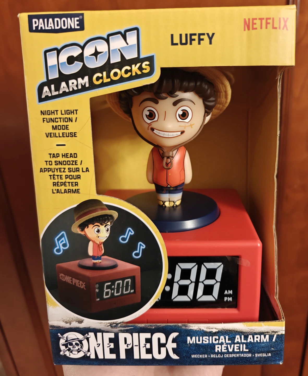 Paladone One Piece Luffy Icon Alarm Clock