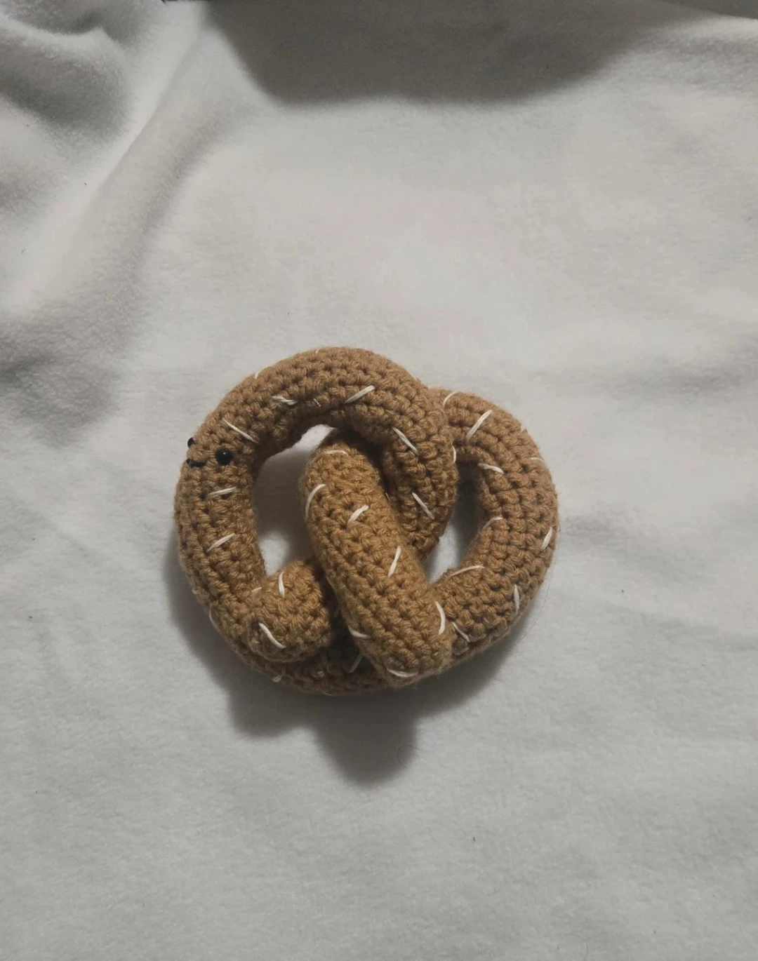 Brand new handmade pretzel crochet 🧶🥨
