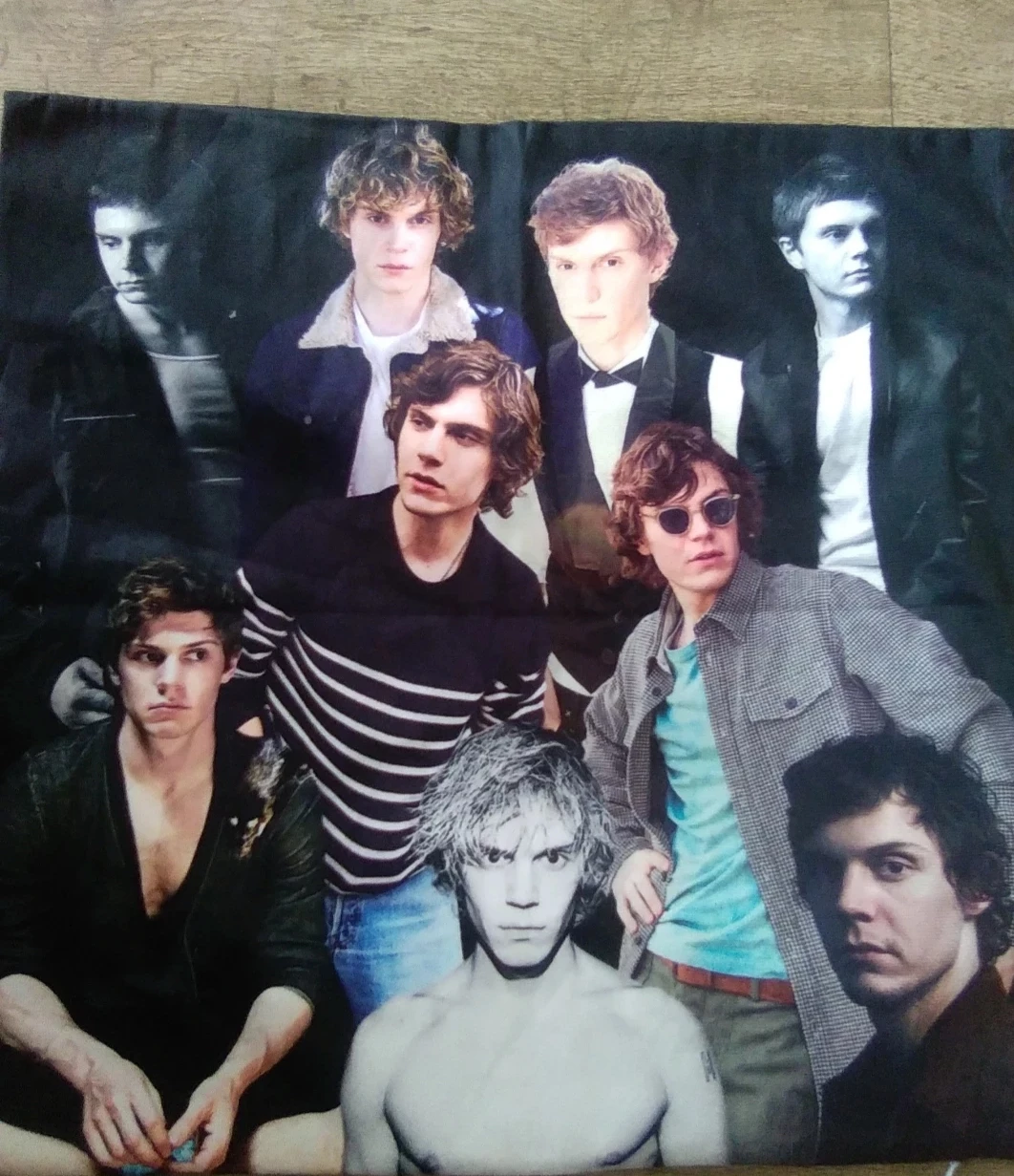Evan Peters Throw Pillow Cover