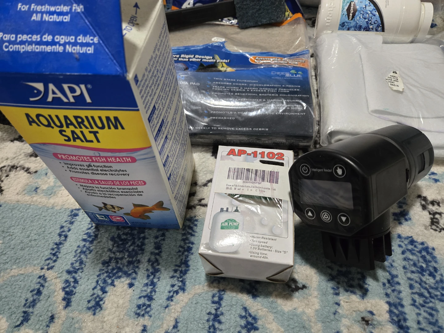 Aquarium supplies for fish keeping + Tank - photo 2