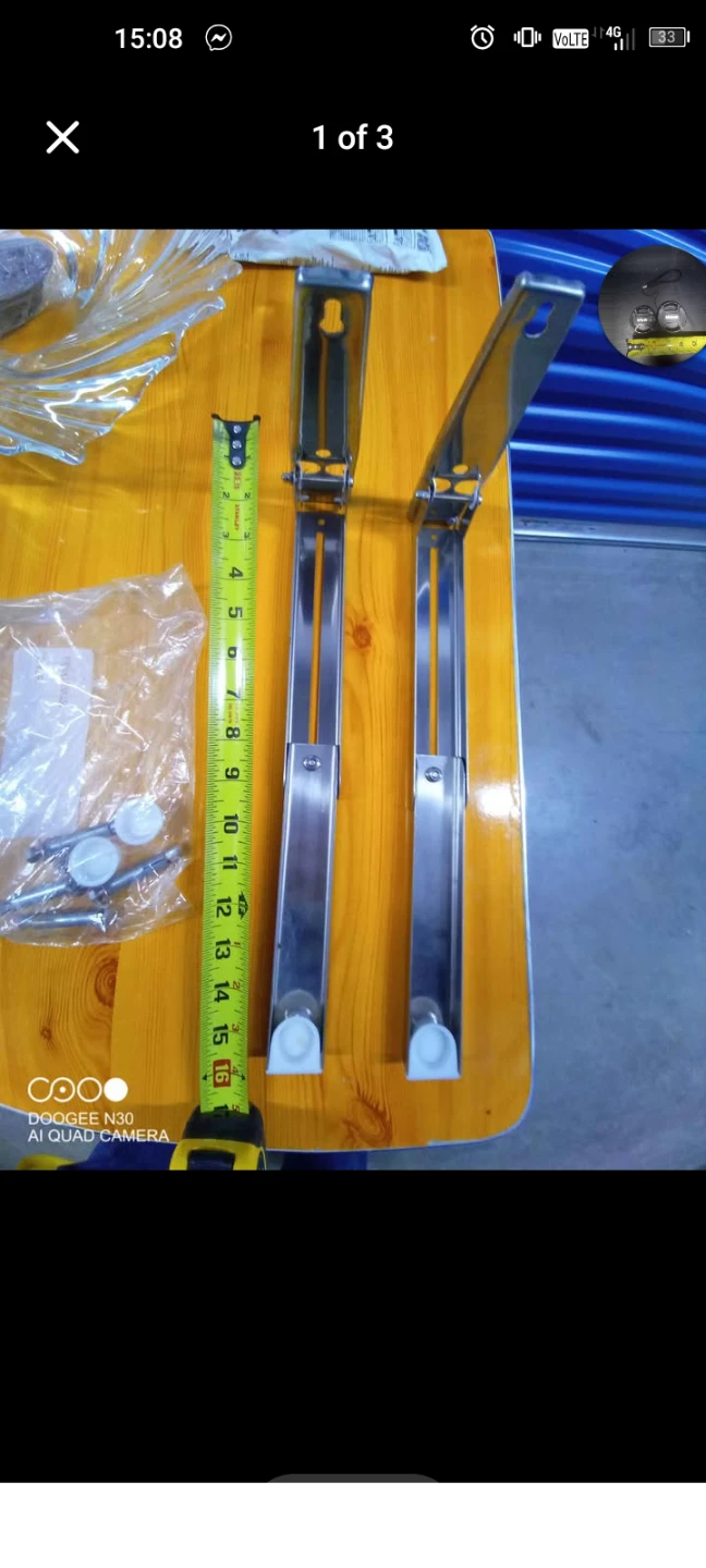 Stainless Steel Folding Microwave wall Brackets