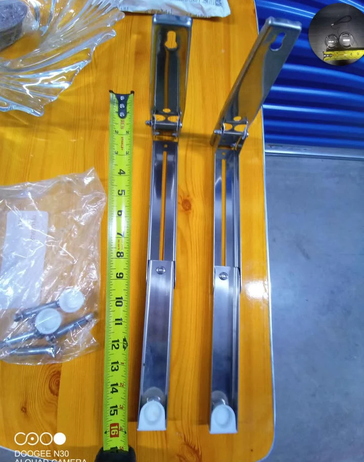 Stainless Steel Folding Microwave wall Brackets - photo 2