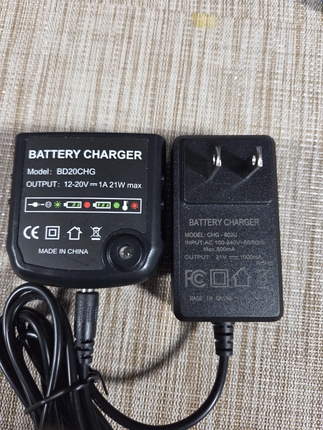 Black & Decker Battery Charger BD20CHG