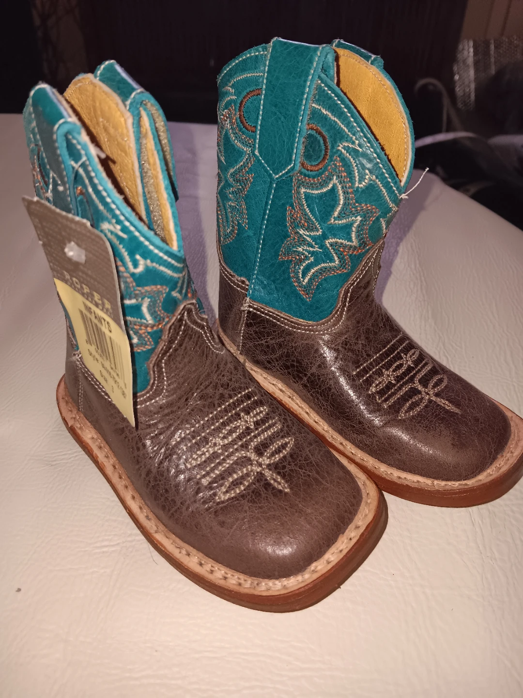 Roper Cowbabies Infant Western Boots Size 3