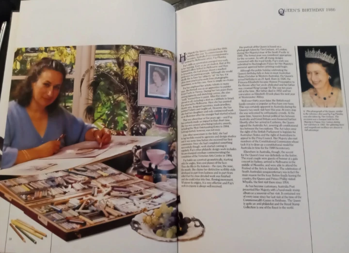 The Collection of 1986 Australian Stamps Book - photo 3