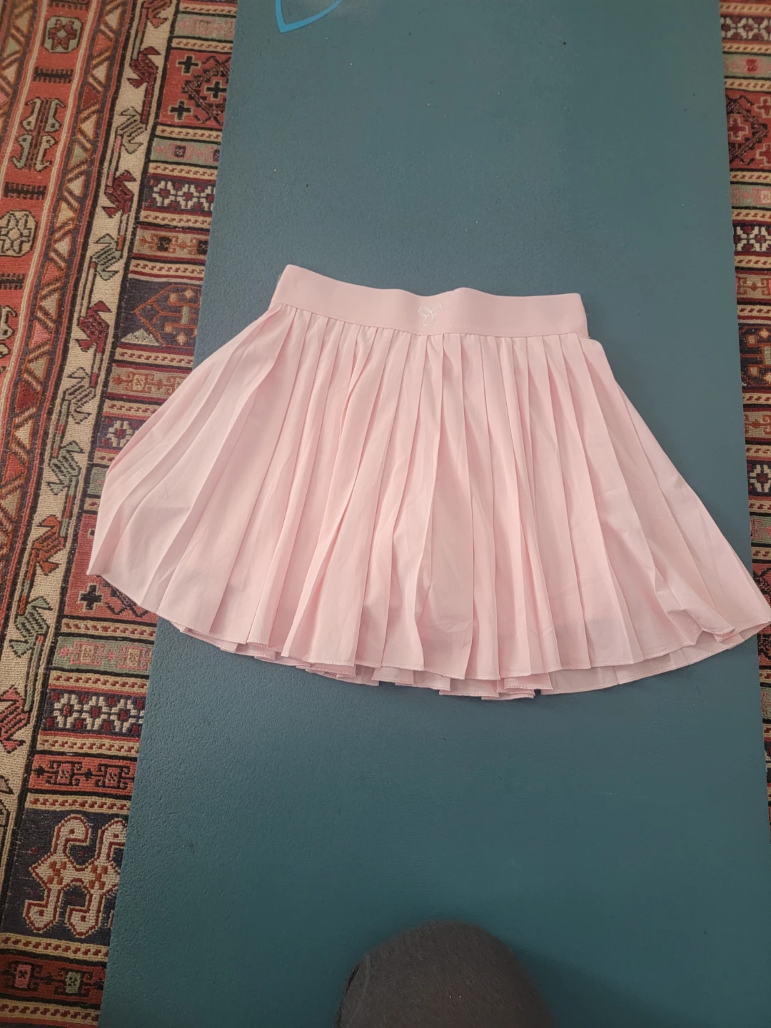 Pink Pleated Skirt