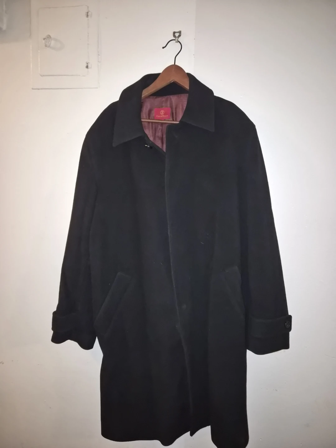 Cole Haan Black Wool Blend Overcoat - photo 4