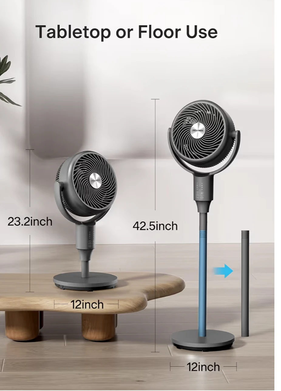 PELONIS Standing Fan - photo 3