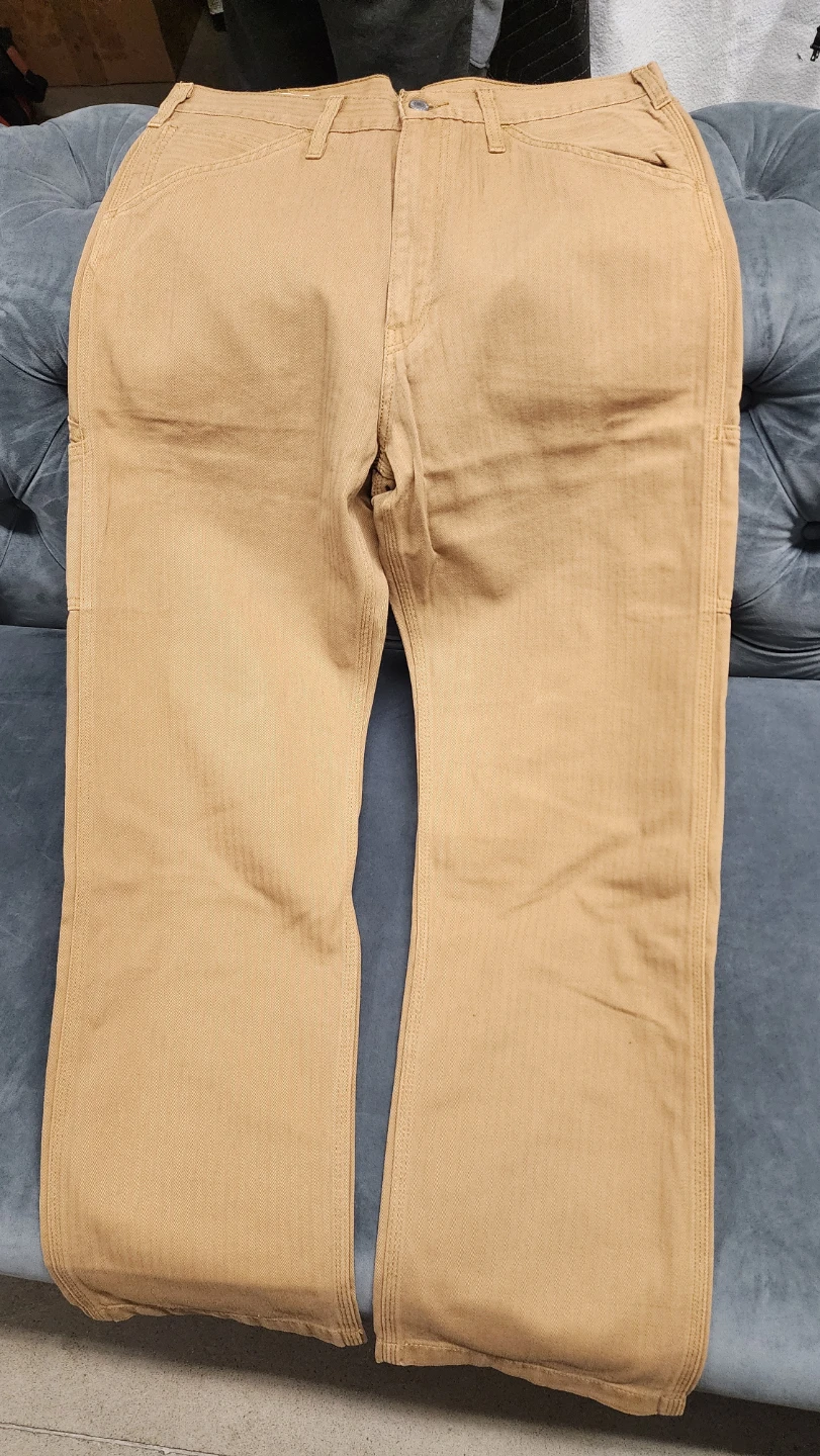 Levi's Brown Herringbone Work Pants W34 L34