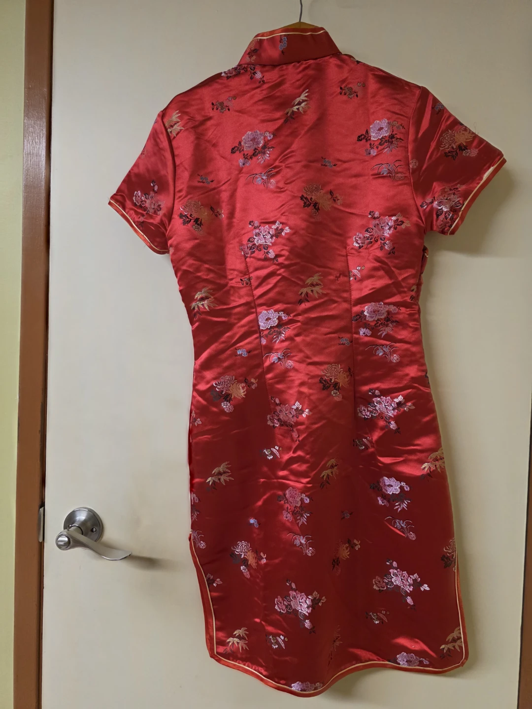Red Floral Chinese Cheongsam Dress kids 12 - photo 2