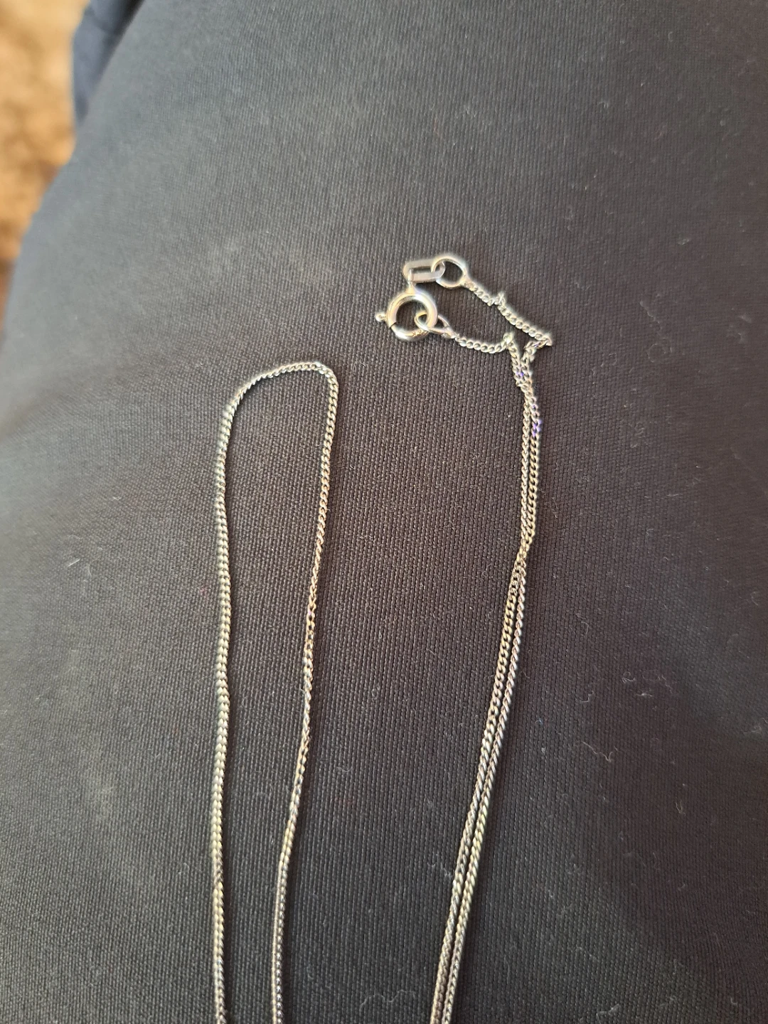 14k solid gold Chain Necklace with Clasp - photo 3