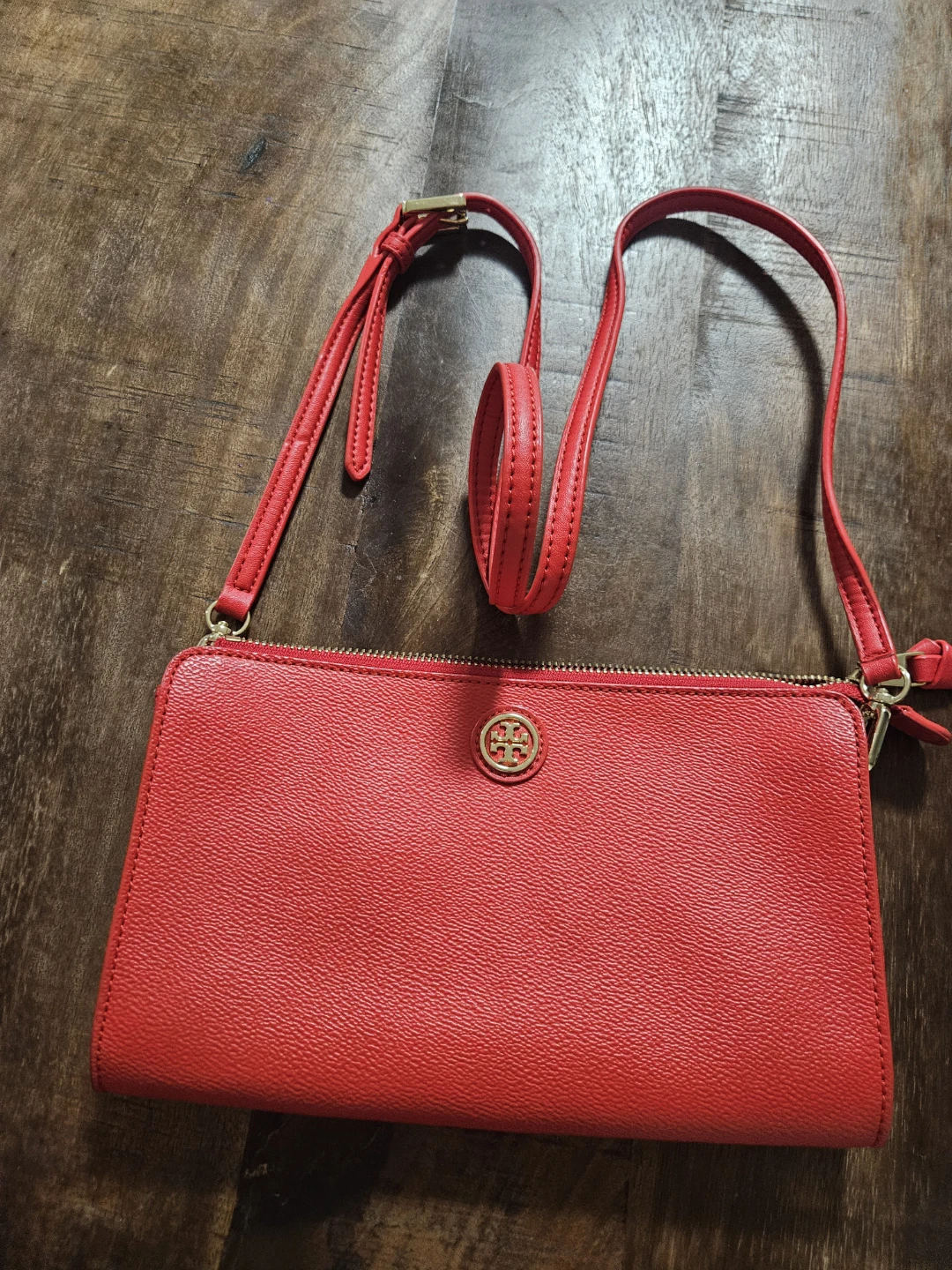 Tory Burch Red Leather Crossbody Bag - photo 2