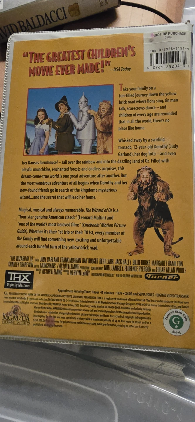 The Wizard of Oz VHS Movie - photo 3