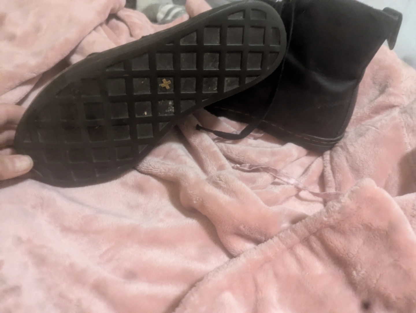 Dr. Martens Tobias Black Leather Boots Size 7 - photo 3