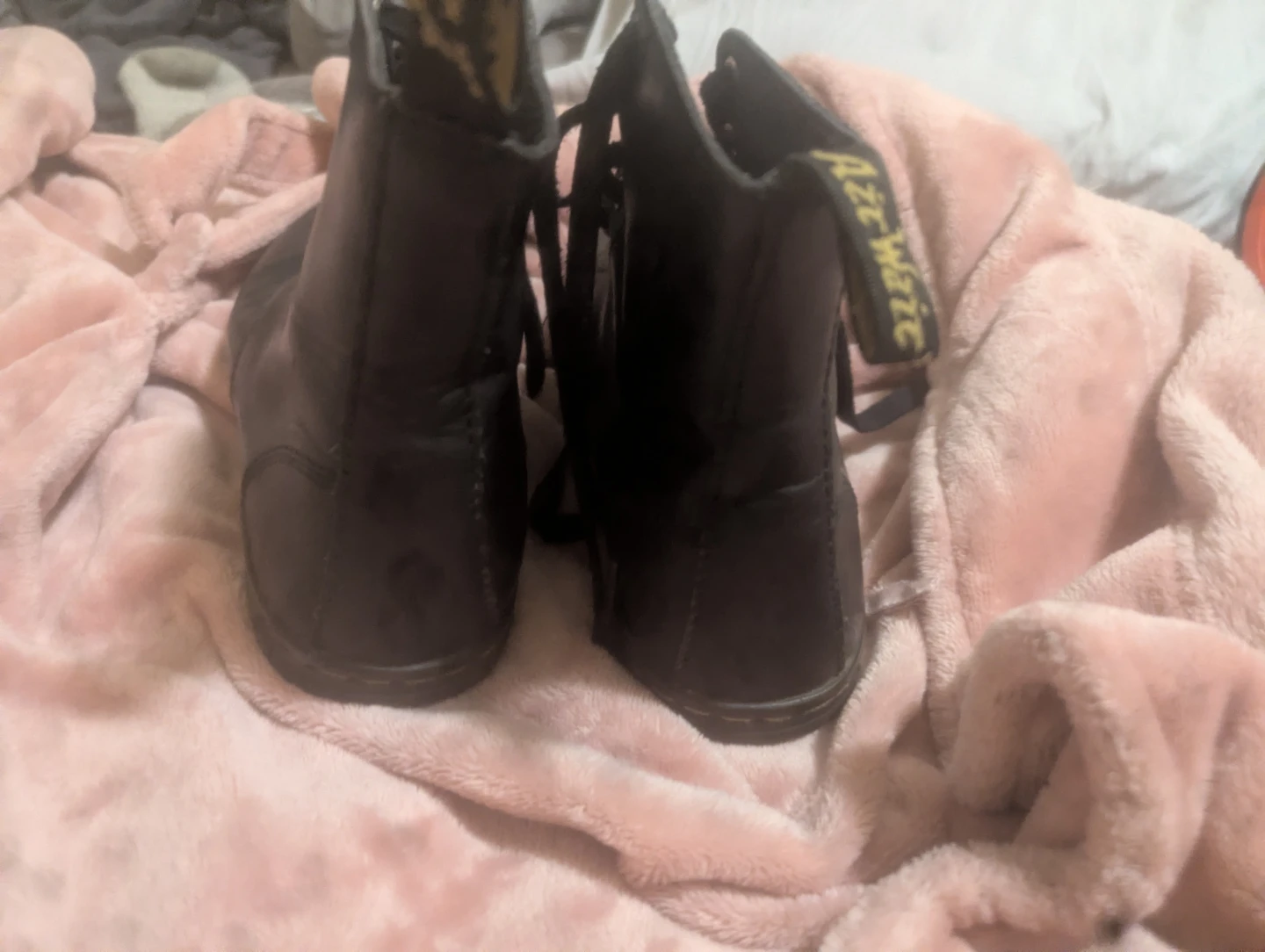 Dr. Martens Tobias Black Leather Boots Size 7 - photo 4