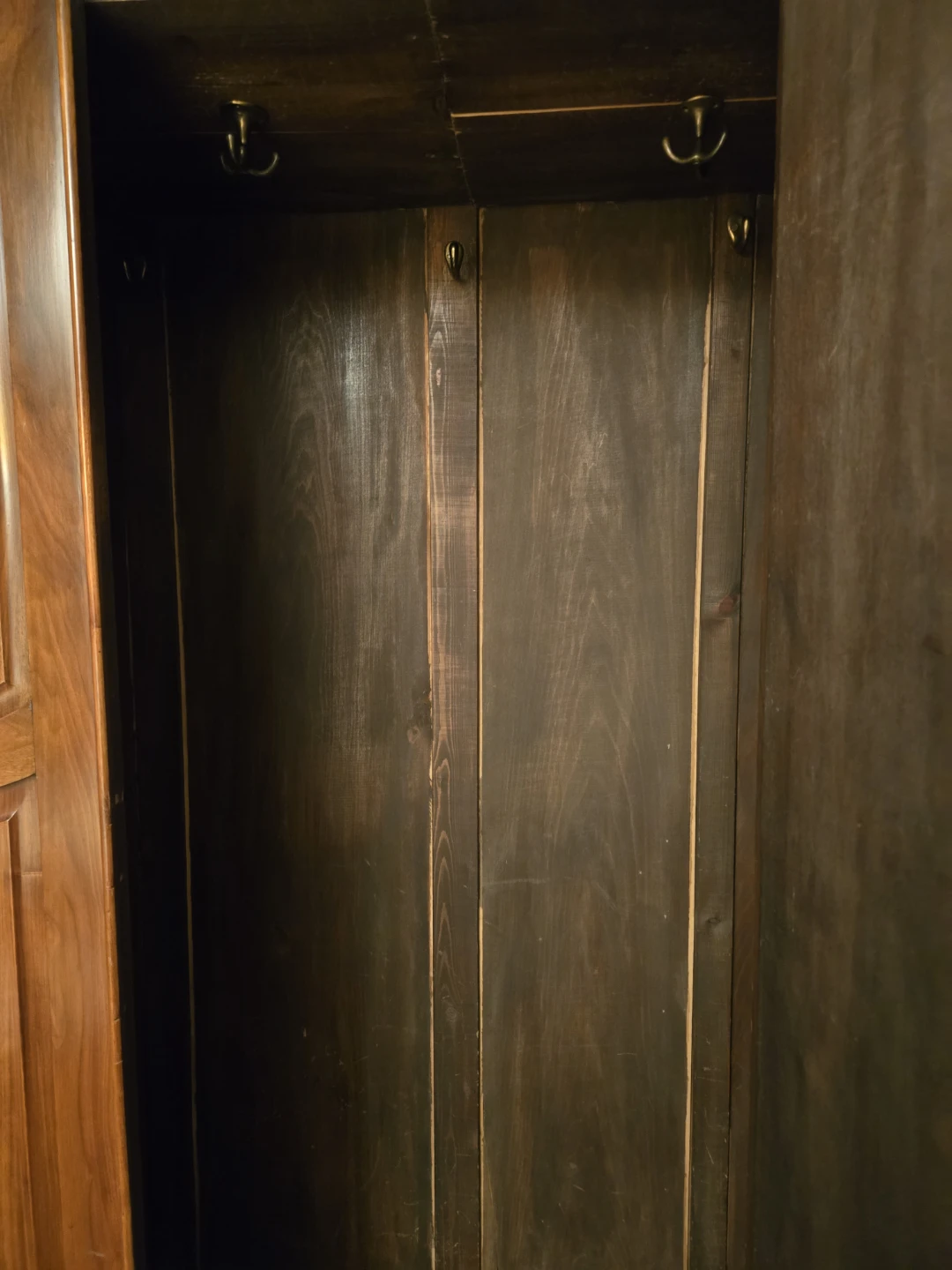 Antique Armoire Wardrobe with Mirror - photo 5