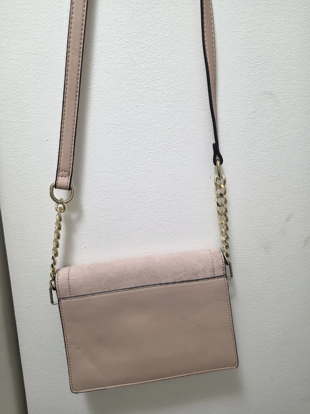 TOPSHOP Light Pink Crossbody Bag with Gold Hardware - photo 4