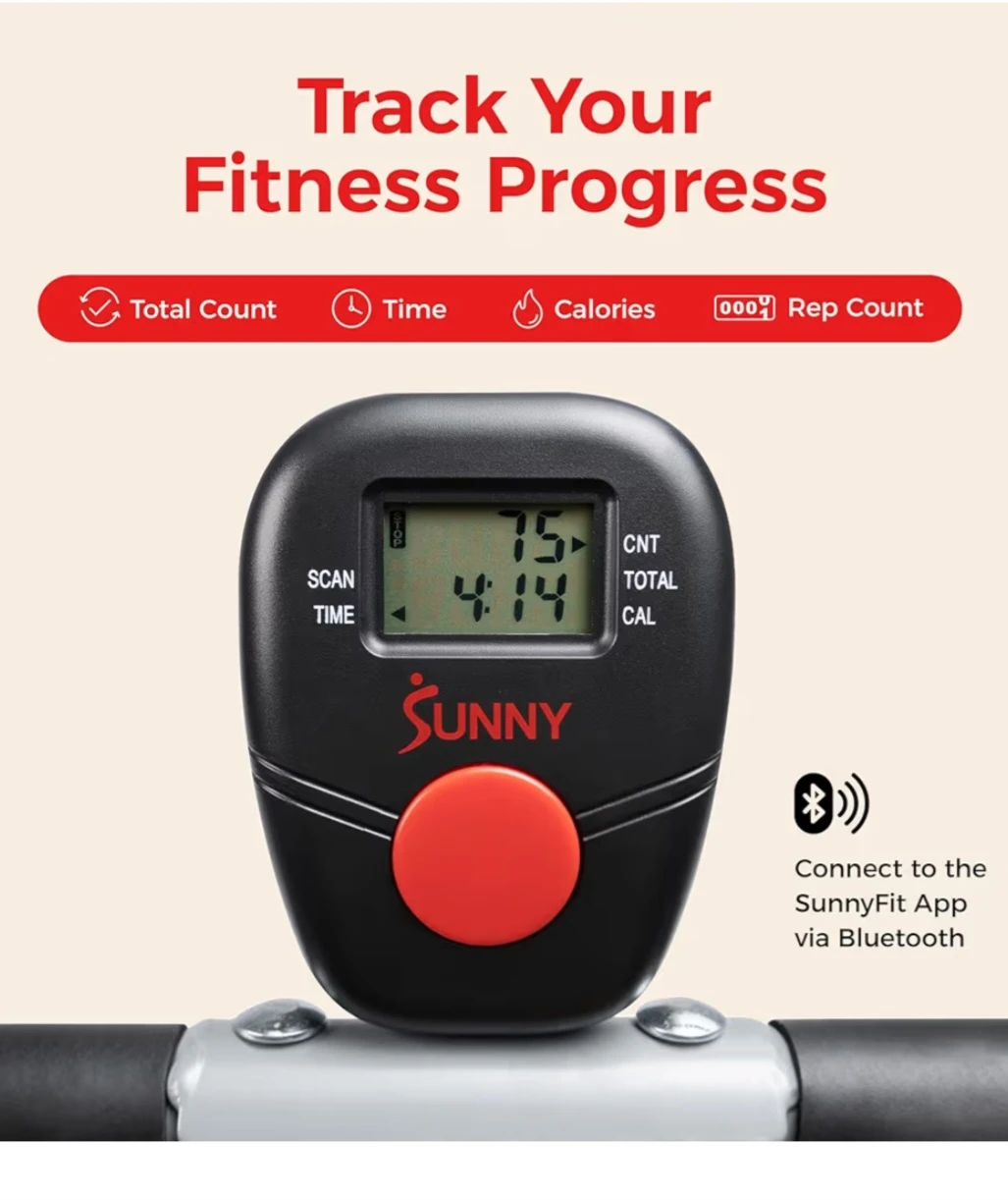 🏆 Sunny Health & Fitness "Row-N-Ride" Squat Assist Trainer - photo 3