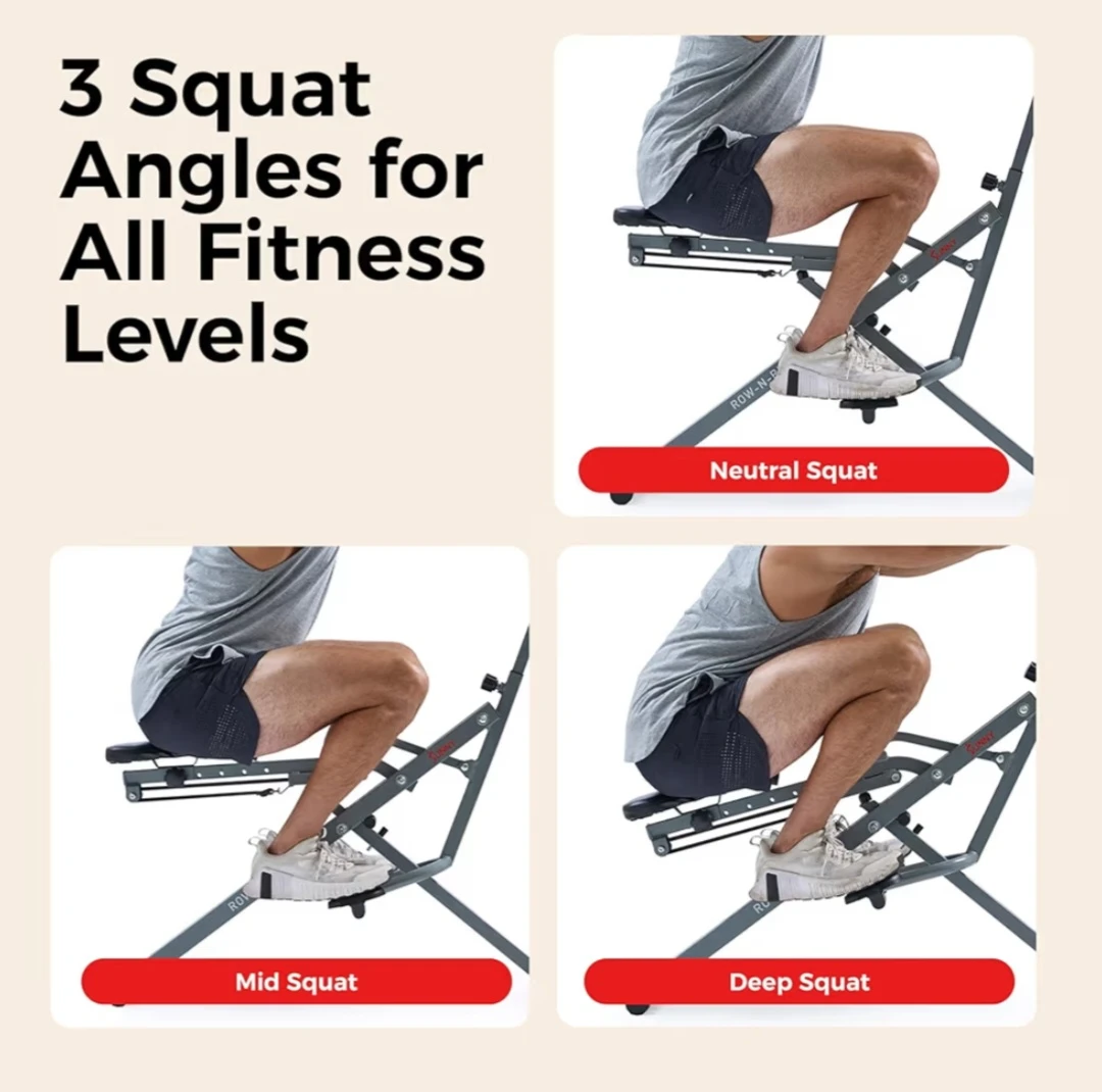 🏆 Sunny Health & Fitness "Row-N-Ride" Squat Assist Trainer - photo 4