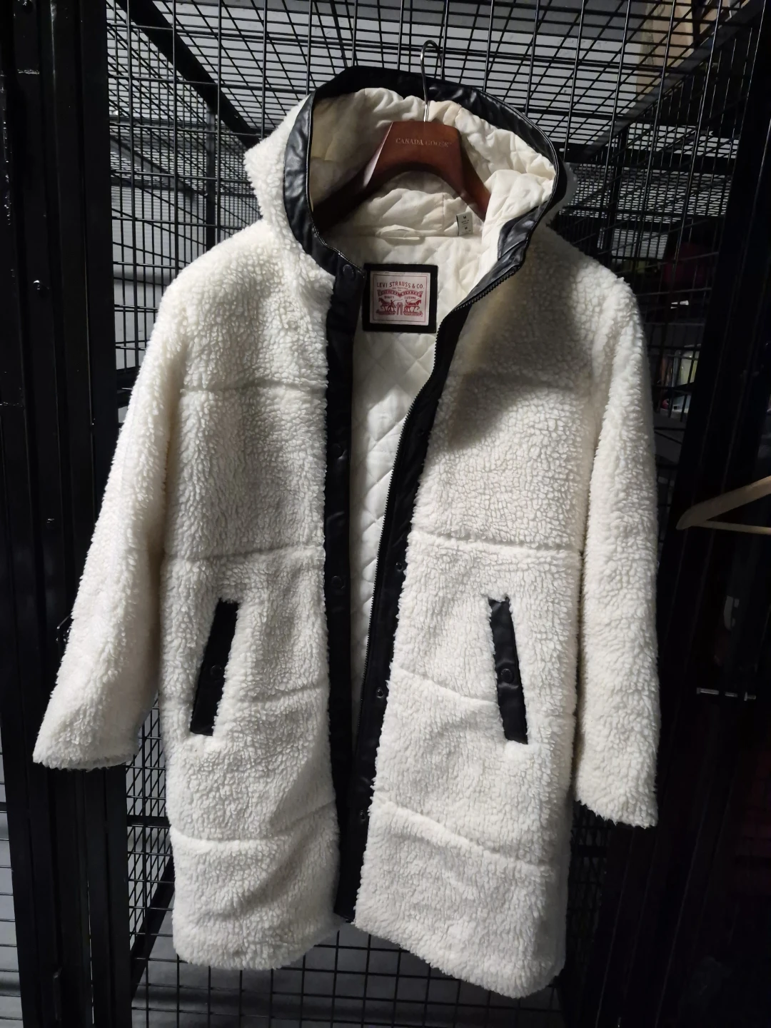 Levi Strauss & Co. Teddy Fleece Jacket - White