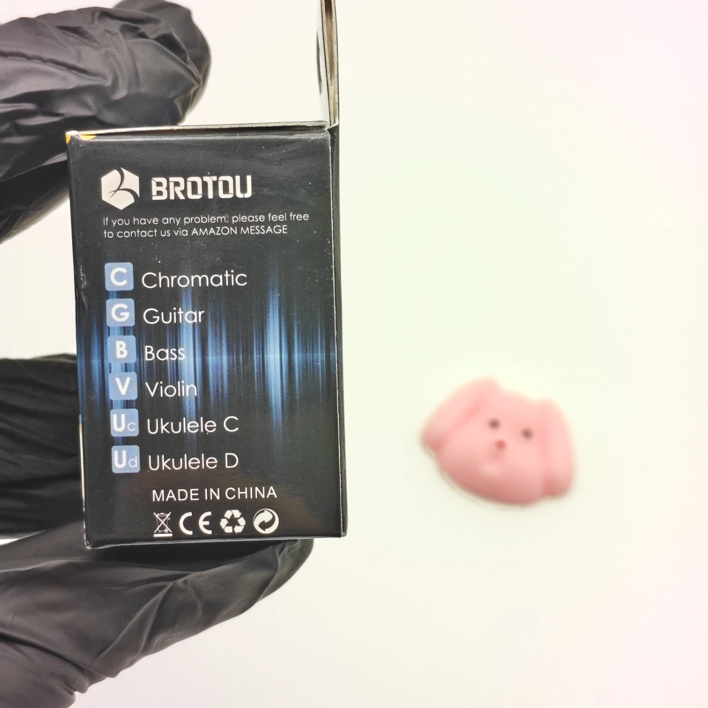 Brotou Clip-On Tuner JT-01 for Guitar, Bass, Ukulele - photo 3