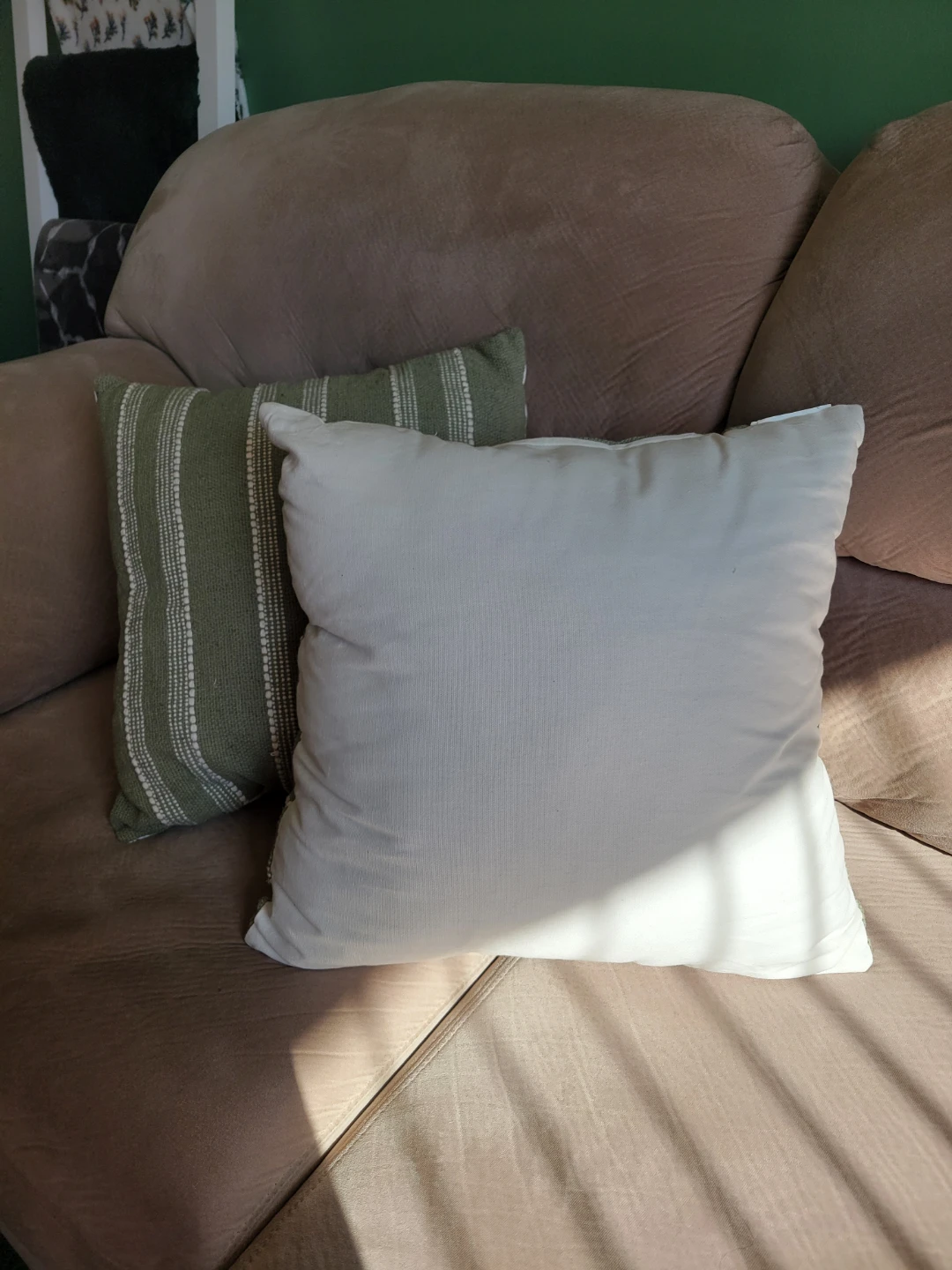 2 Sage Green Cushions - photo 3