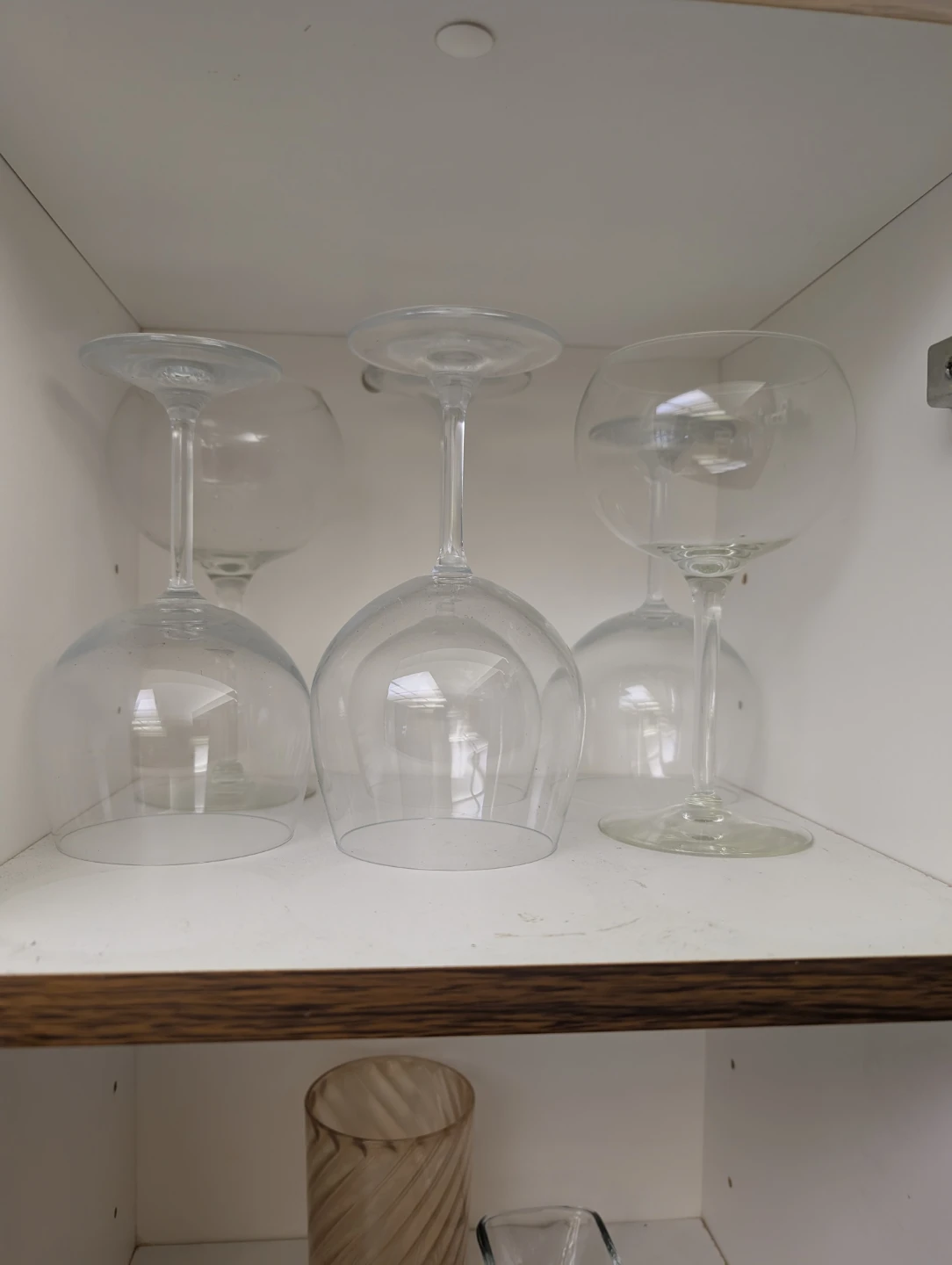 Set of 11 Clear Glass Wine Glasses