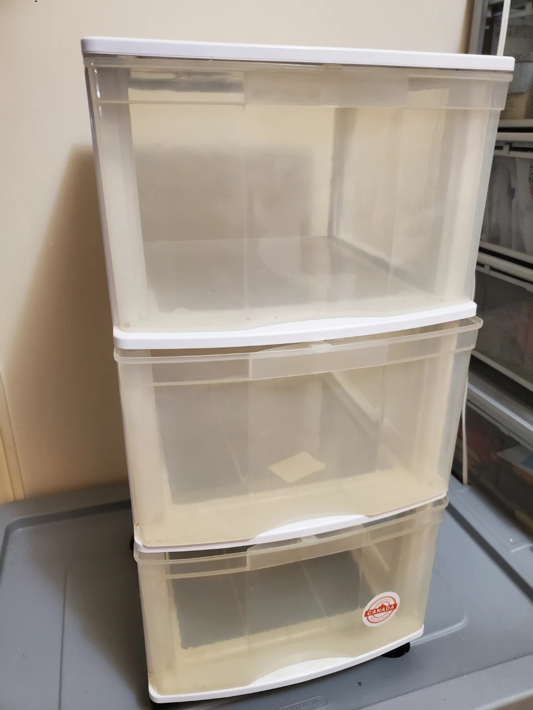 3-Drawer Plastic Storage Unit - photo 2
