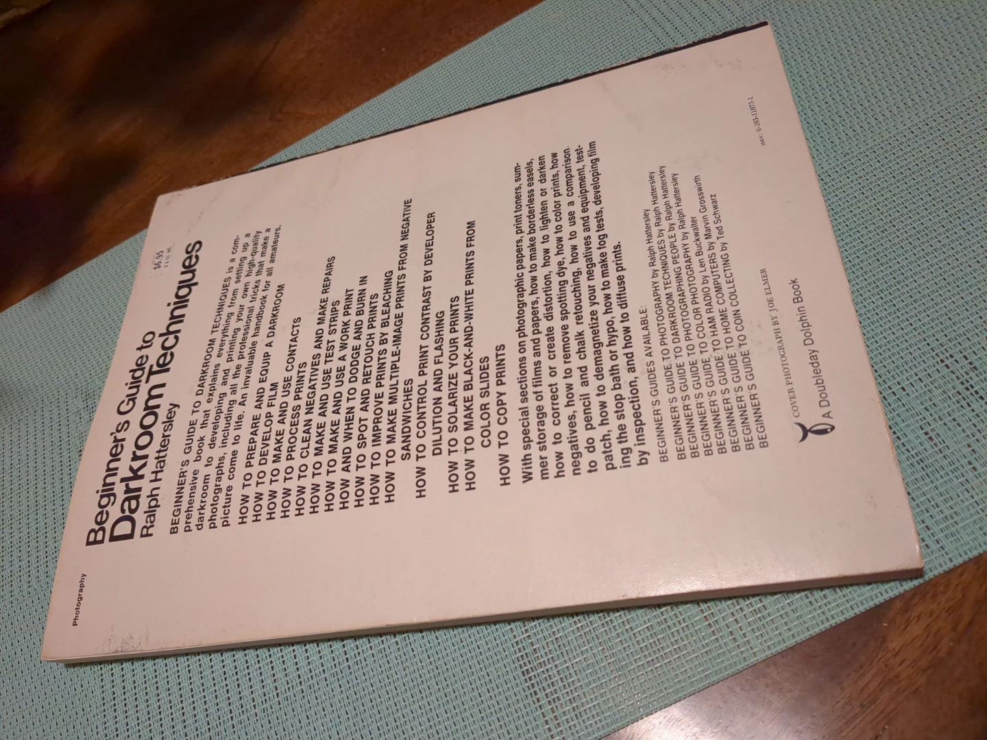 Beginner's Guide to Darkroom Techniques Book by Ralph Hattersley - photo 3
