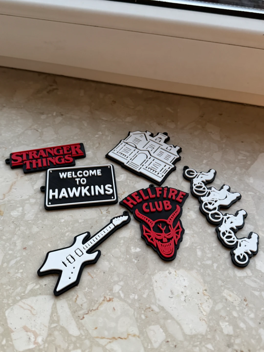 Stranger Things keychains