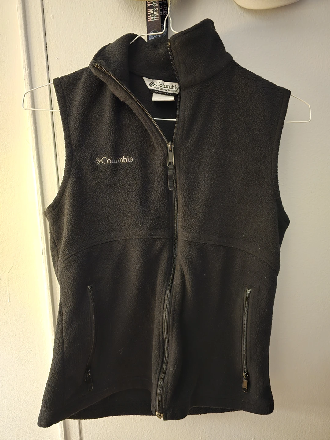 Columbia Fleece Vest Women's Size S Black