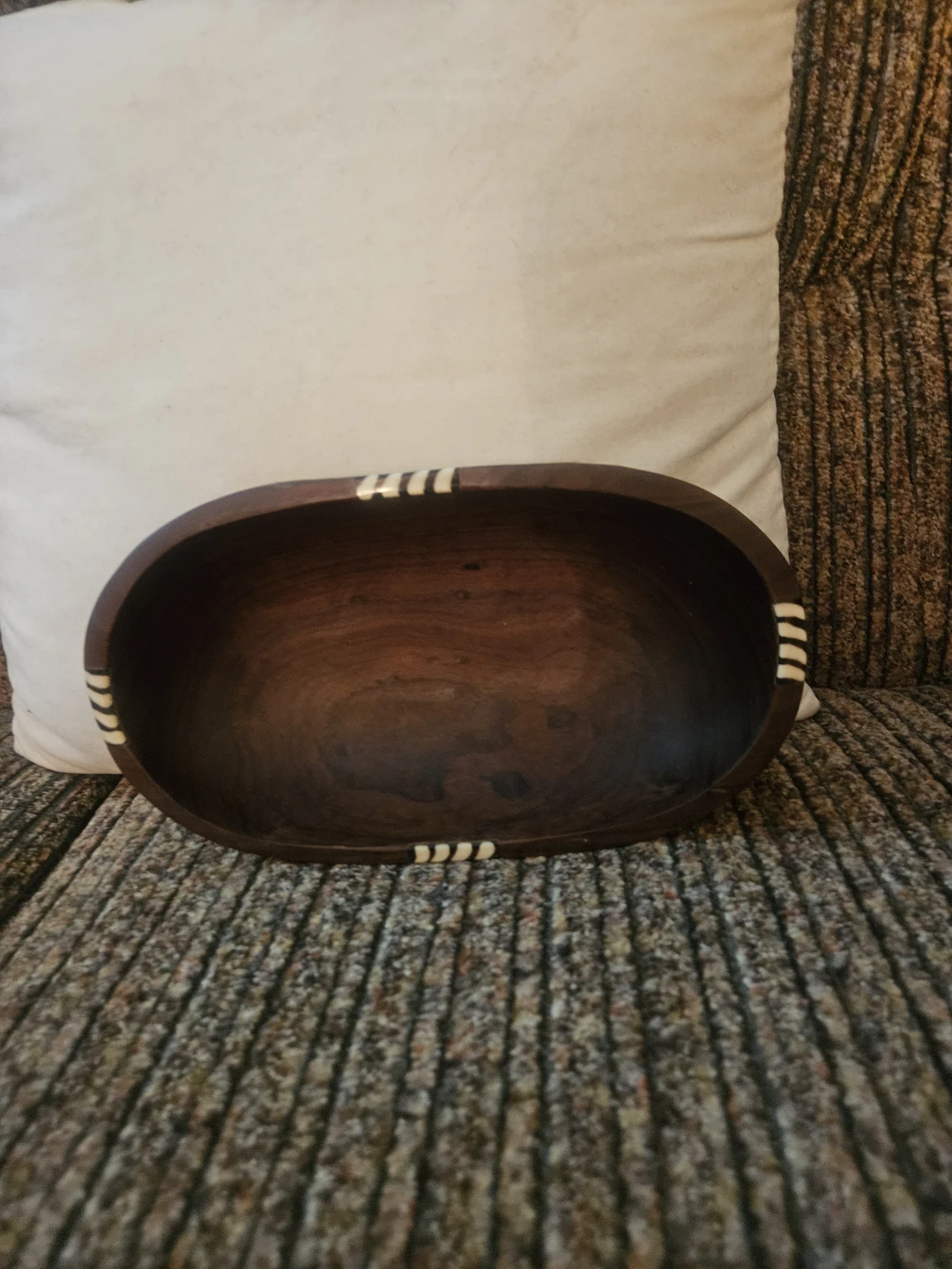 Wooden Decorative Bowl - Made in Kenya - photo 2