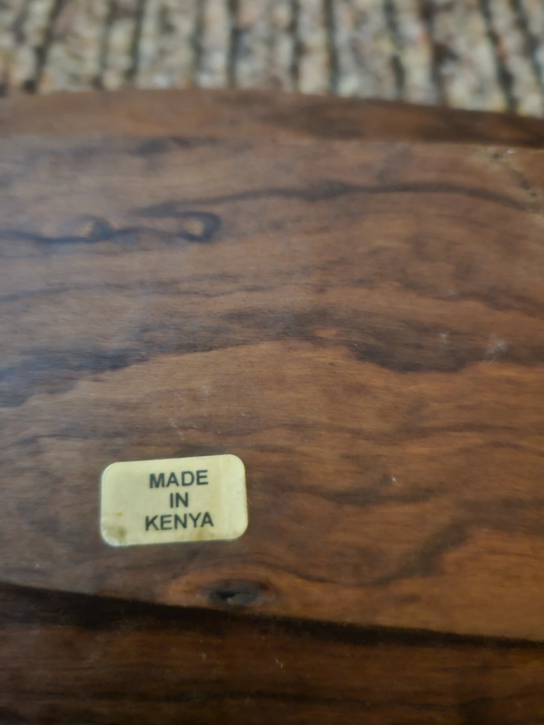Wooden Decorative Bowl - Made in Kenya - photo 4